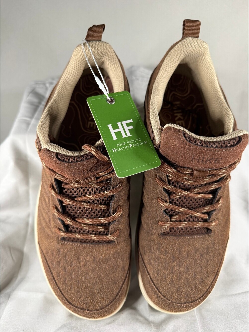 HIKE Brown Suede Casual Sneakers Women's Size 8/8.5 US